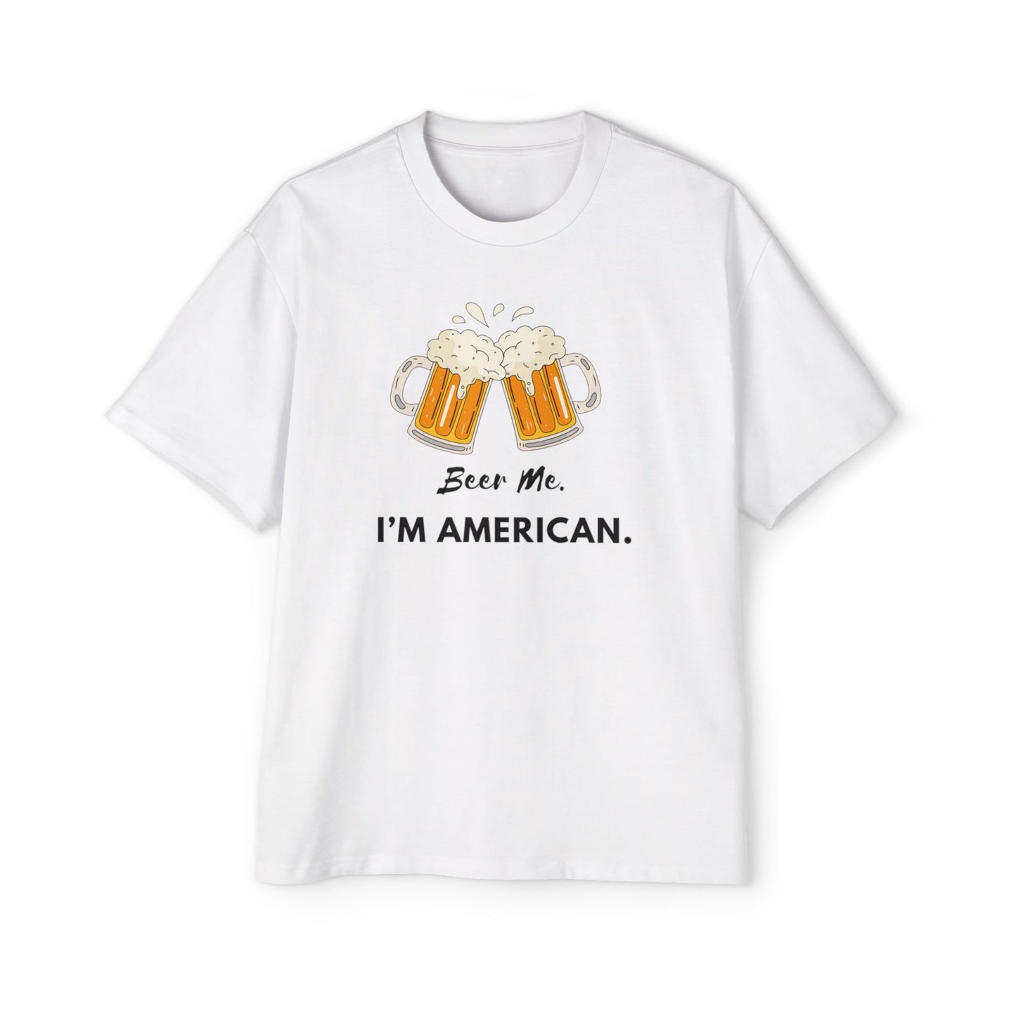 American Beer Lover's Tee | Men's Oversized Shirt