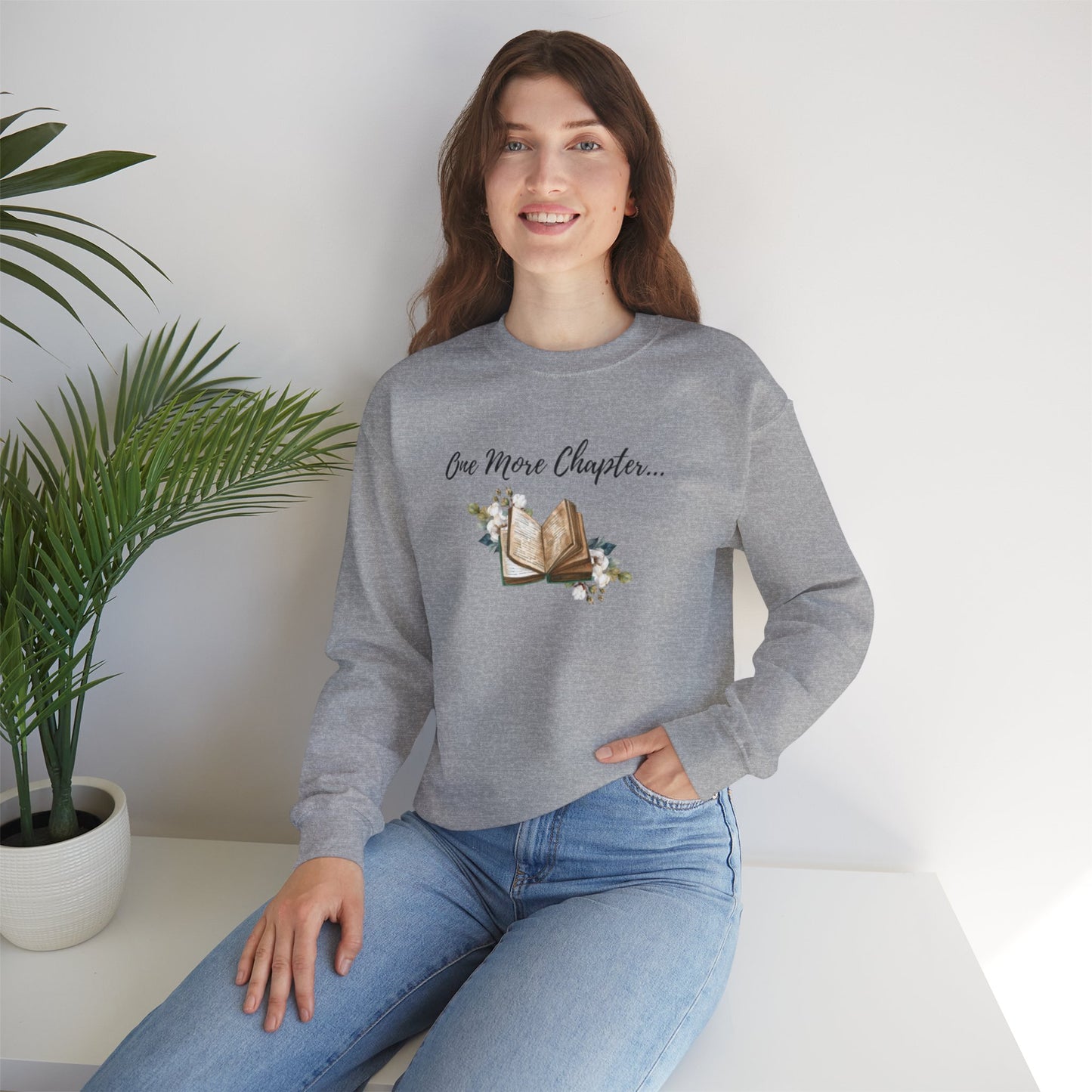 Book Lovers' Unisex Crewneck Sweatshirt - Cozy Literary Gift for Book Lovers