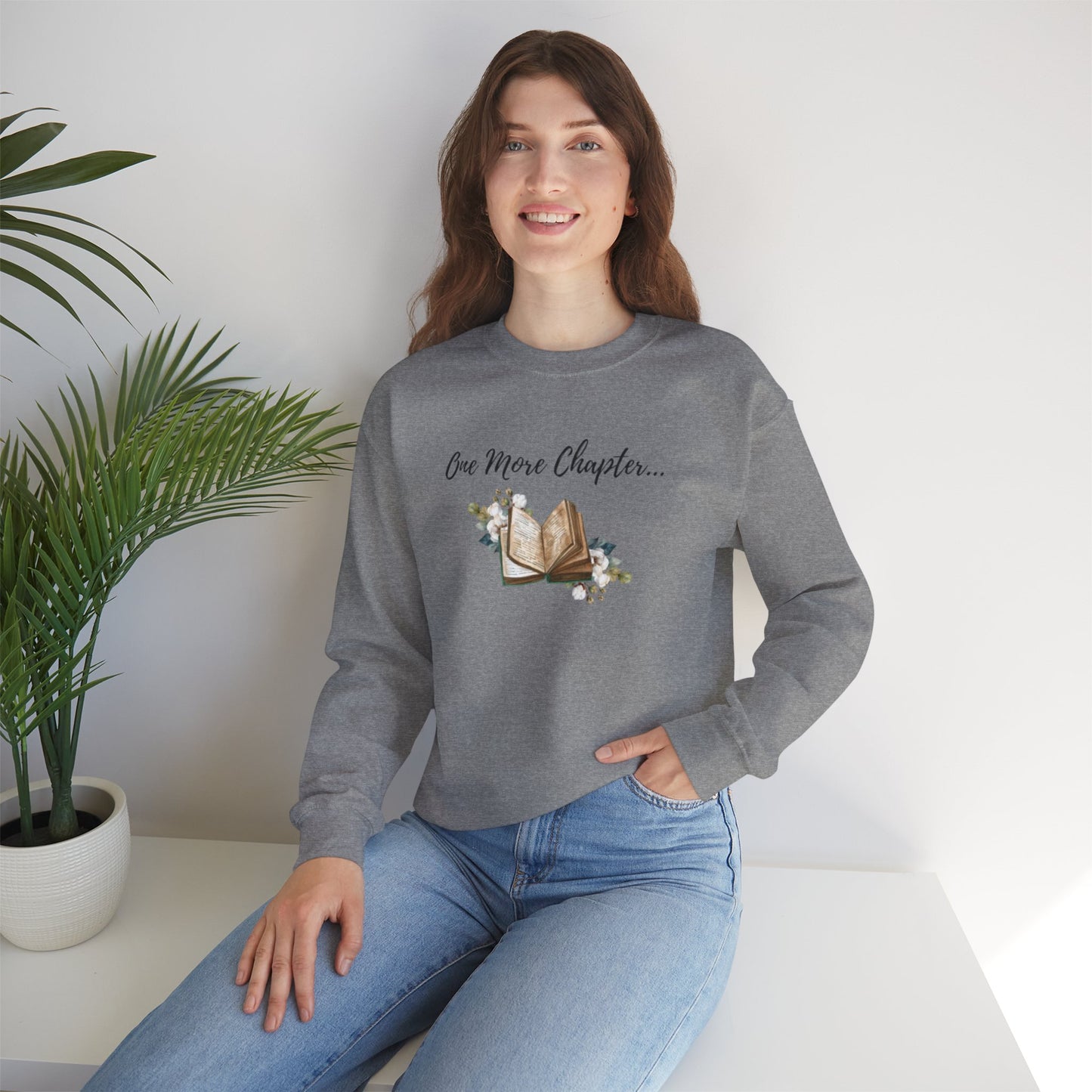 Book Lovers' Unisex Crewneck Sweatshirt - Cozy Literary Gift for Book Lovers