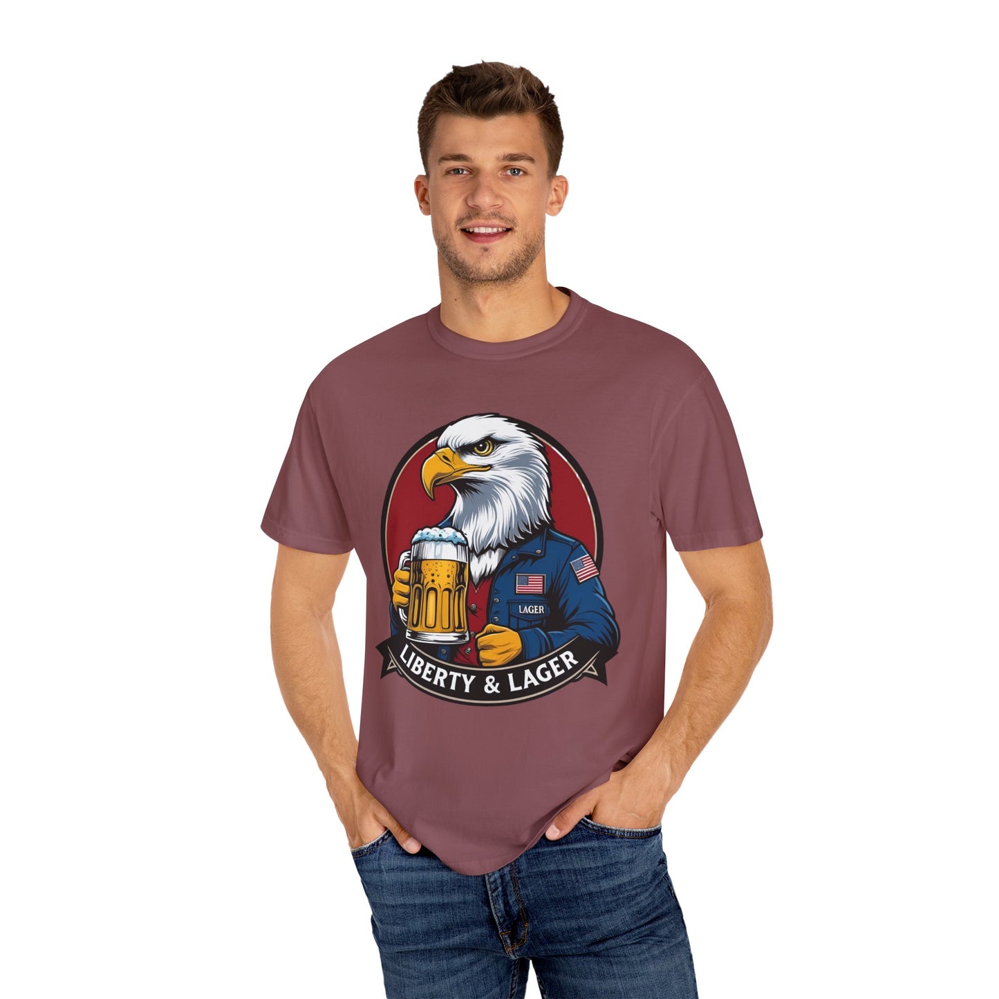 Unisex Eagle Graphic Tee - Liberty & Lager