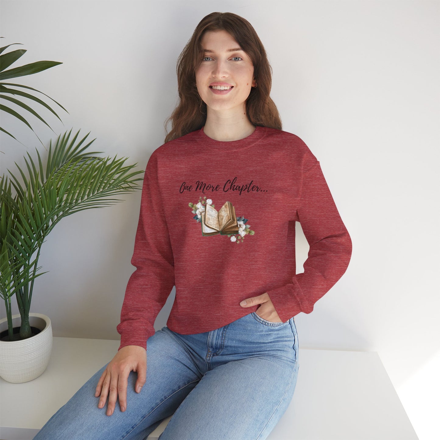 Book Lovers' Unisex Crewneck Sweatshirt - Cozy Literary Gift for Book Lovers