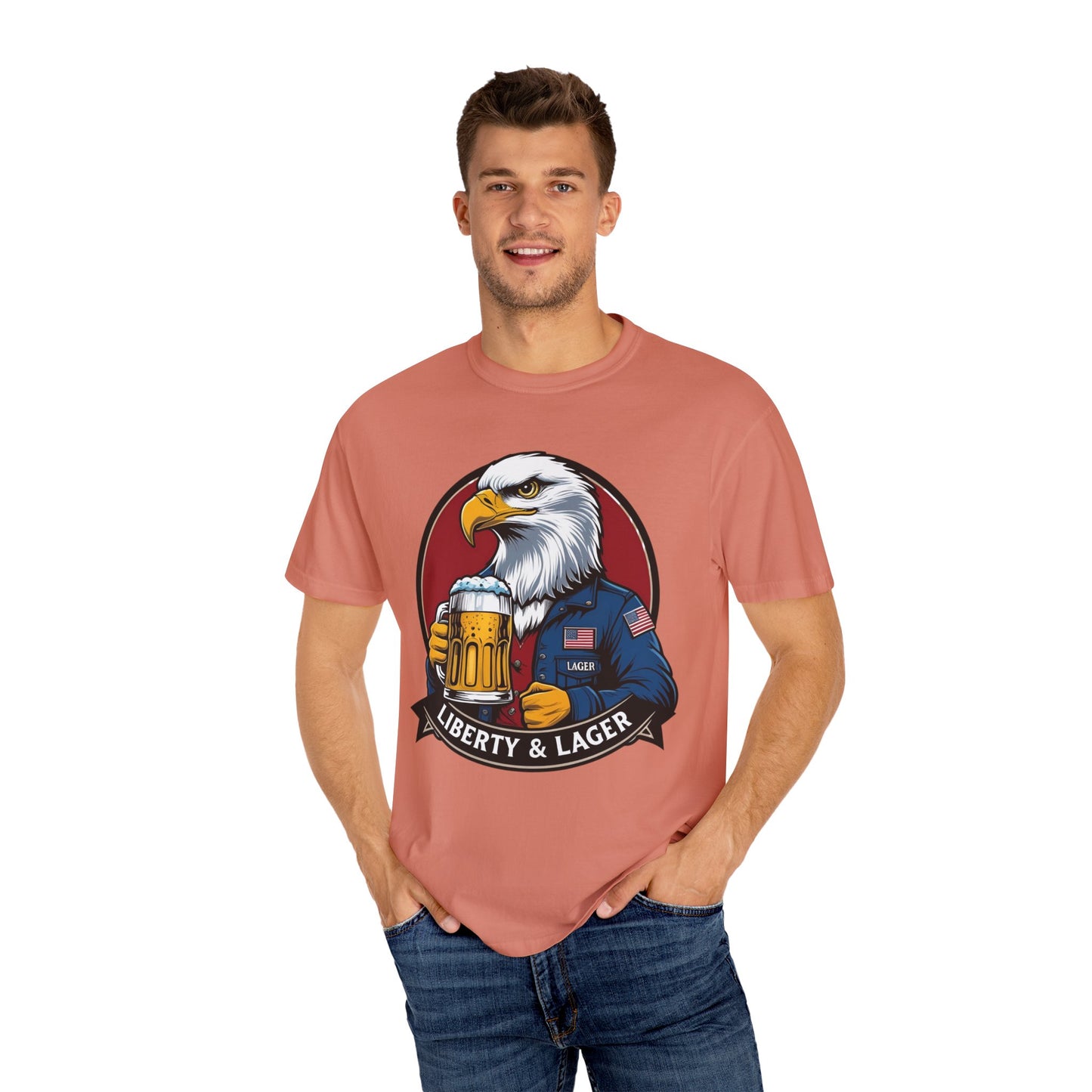 Unisex Eagle Graphic Tee - Liberty & Lager