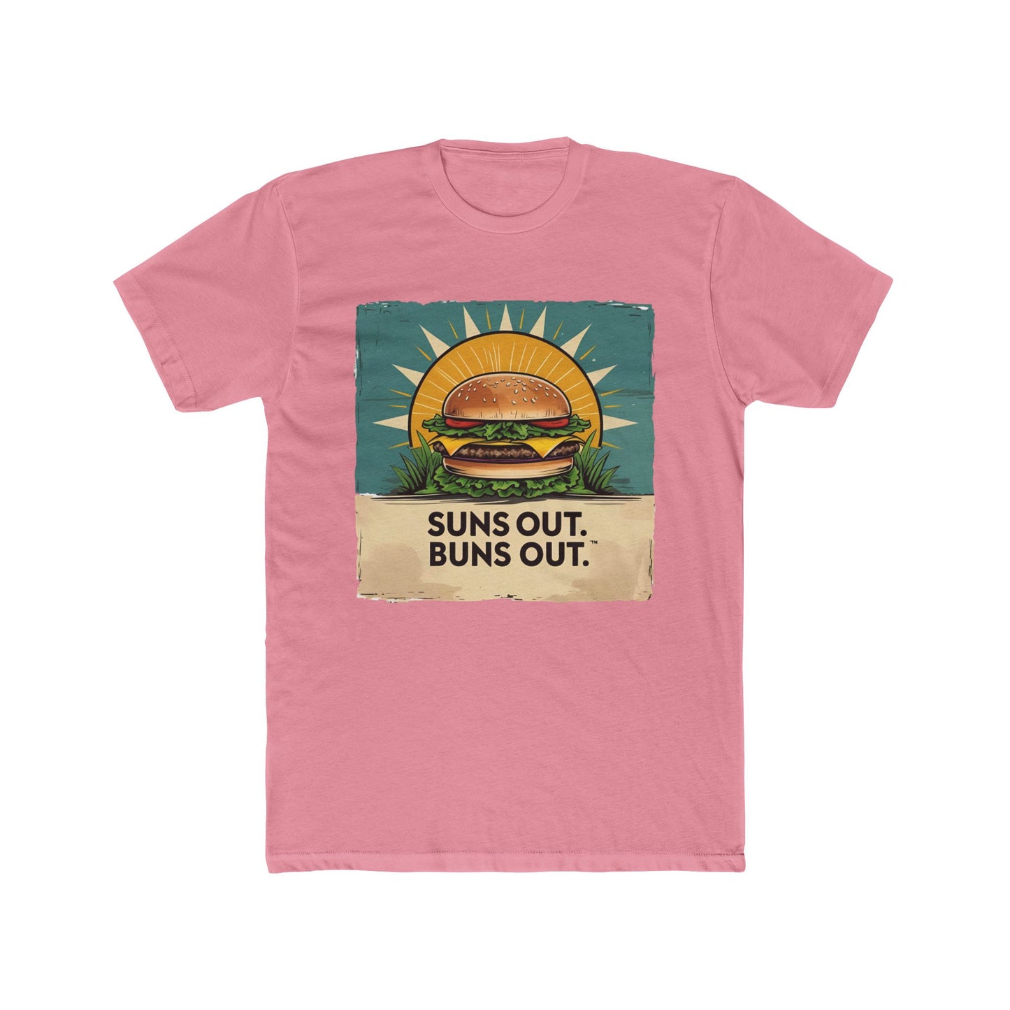 Suns Out Buns Out Round-Neck Tee