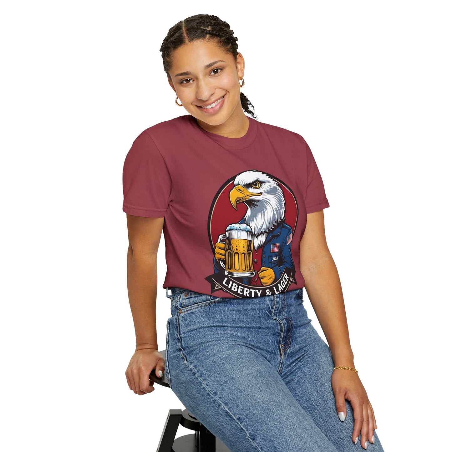 Unisex Eagle Graphic Tee - Liberty & Lager