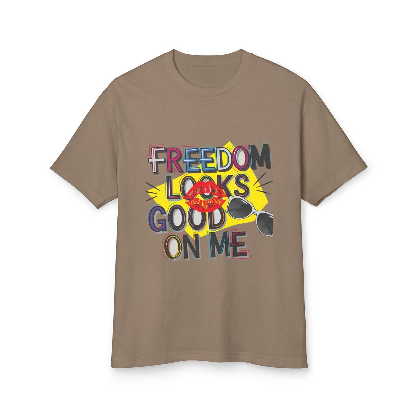 Freedom Looks Good on Me | Unisex Garment-Dyed Heavyweight Tee