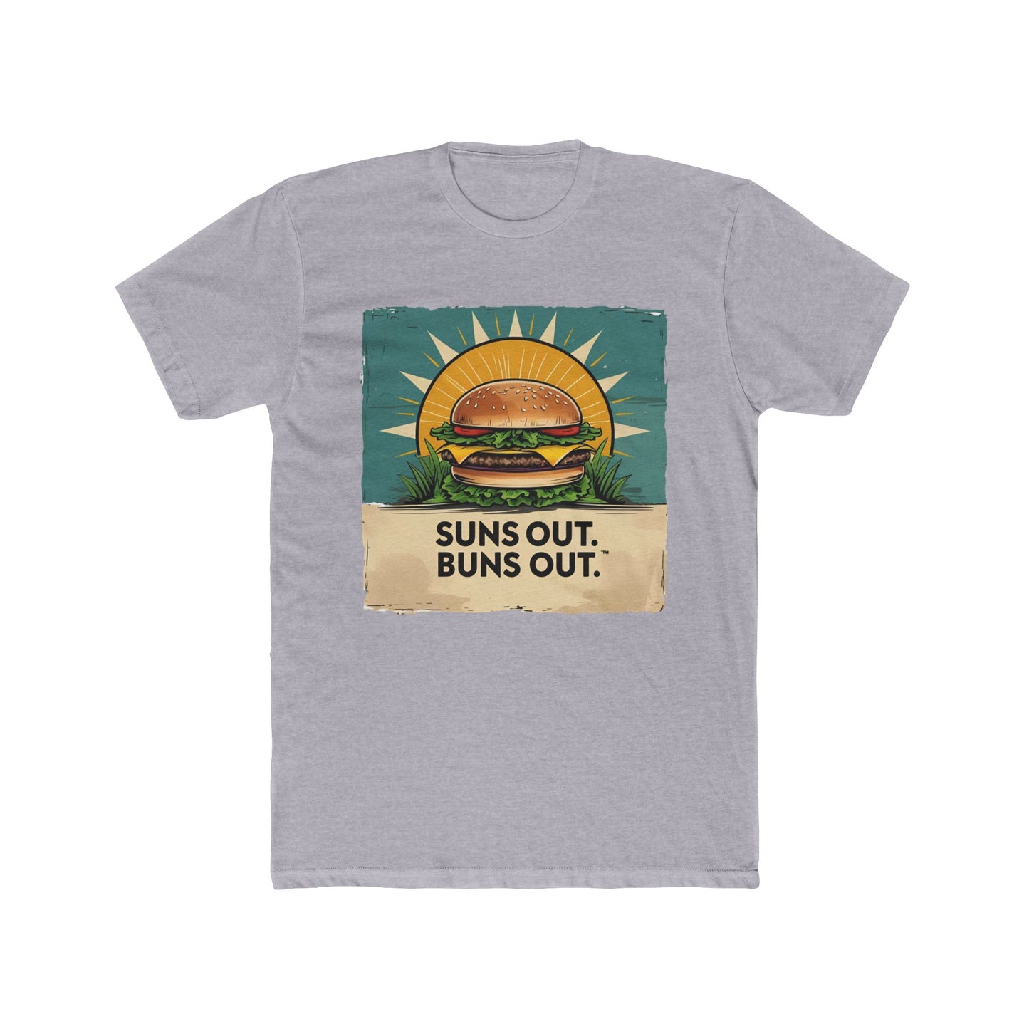 Suns Out Buns Out Round-Neck Tee