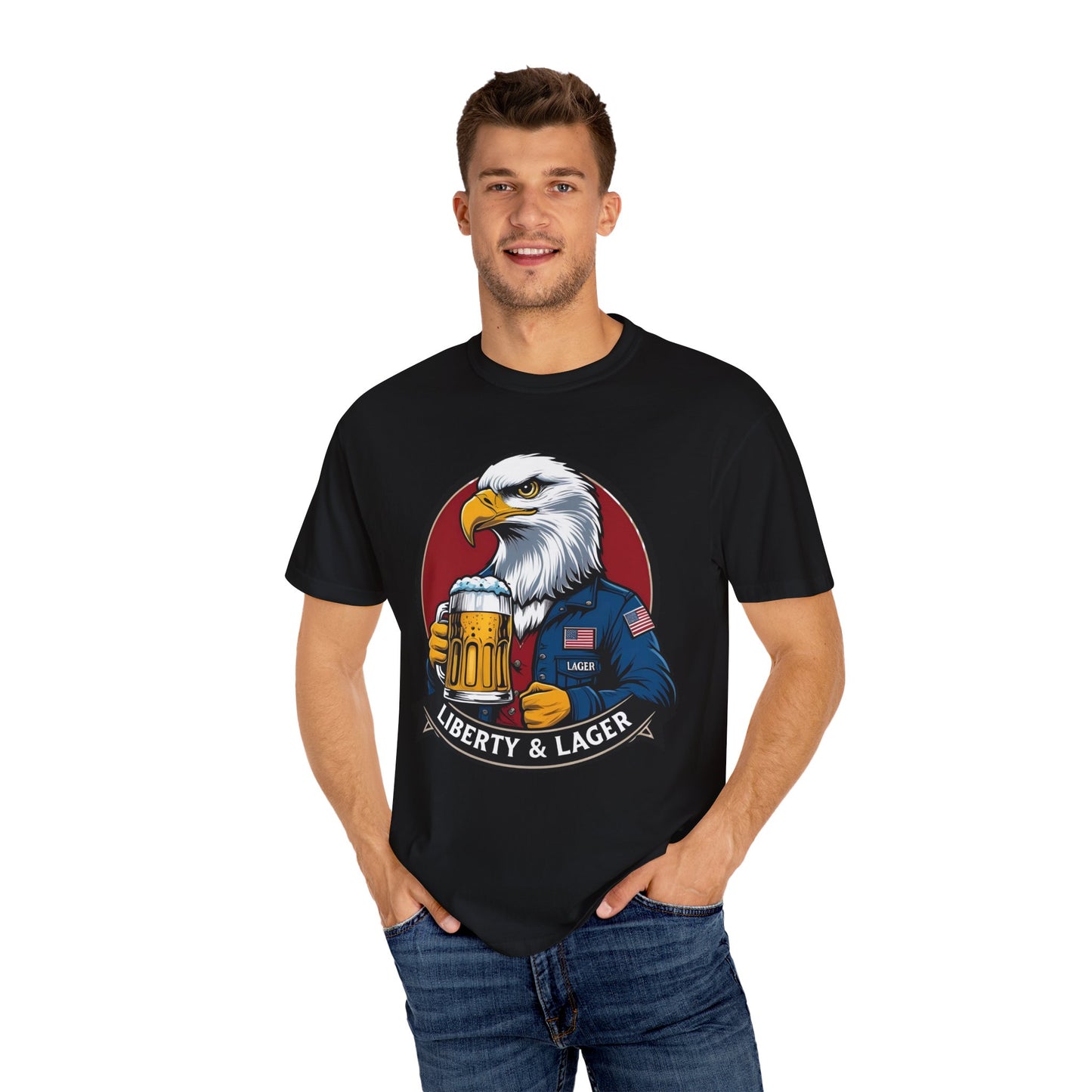 Unisex Eagle Graphic Tee - Liberty & Lager