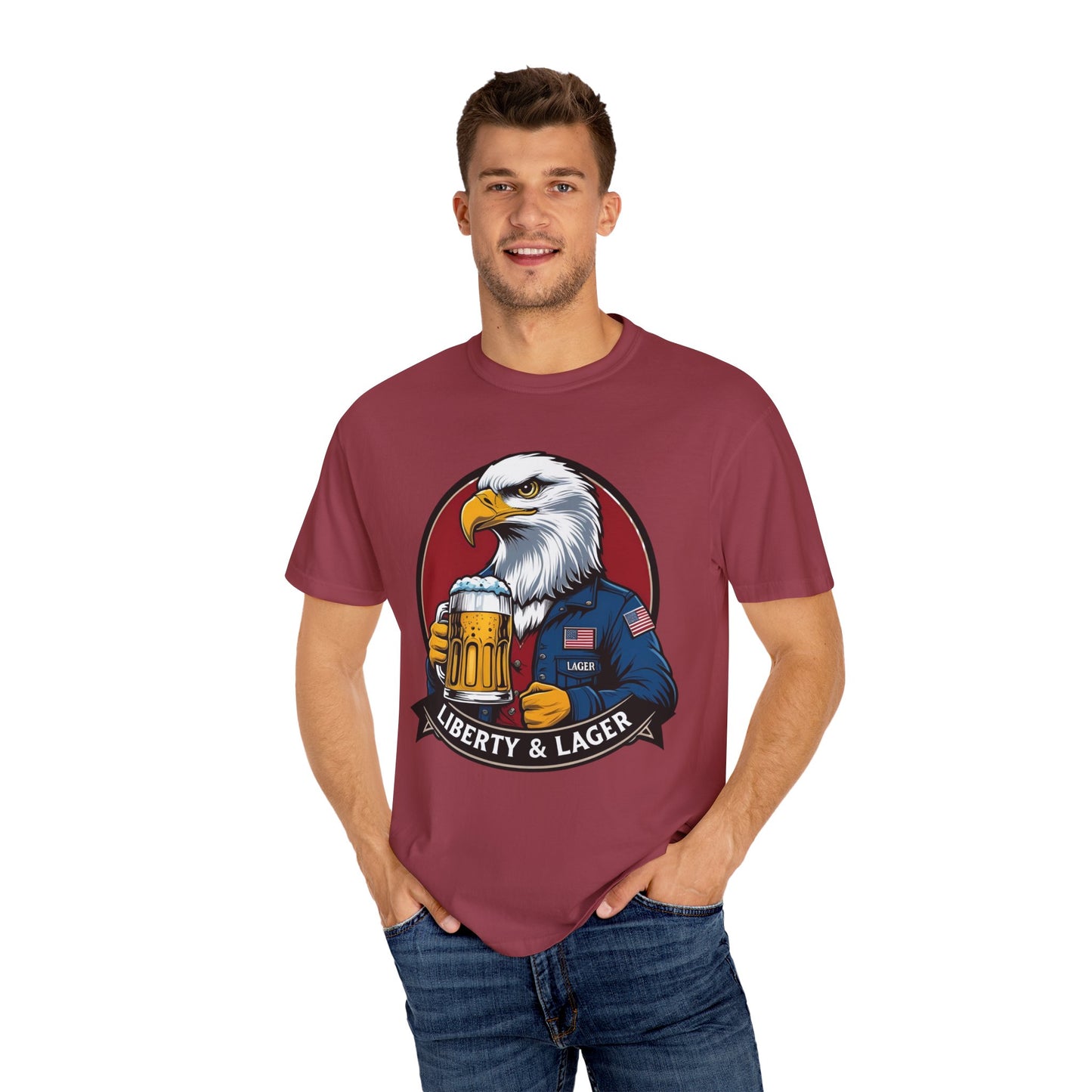 Unisex Eagle Graphic Tee - Liberty & Lager