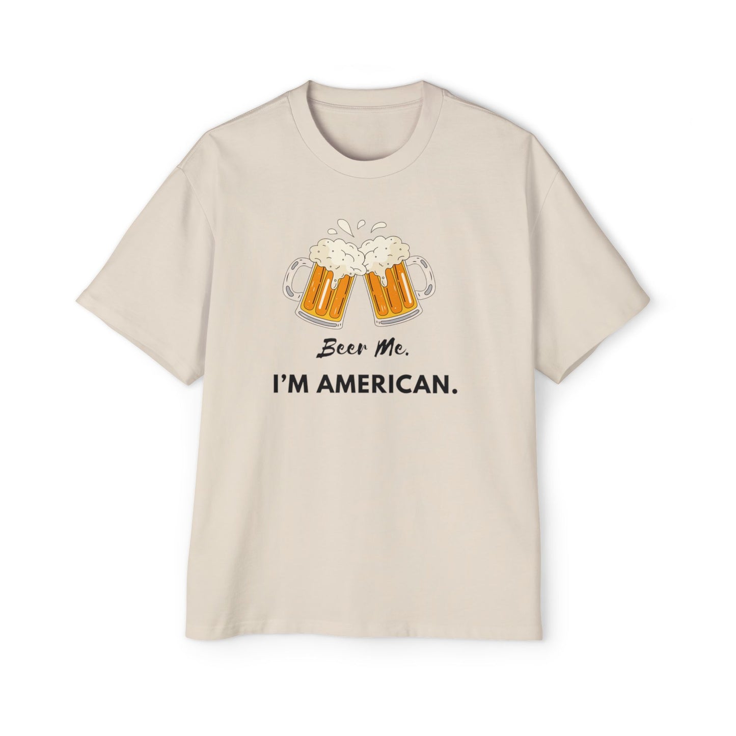 American Beer Lover's Tee | Men's Oversized Shirt