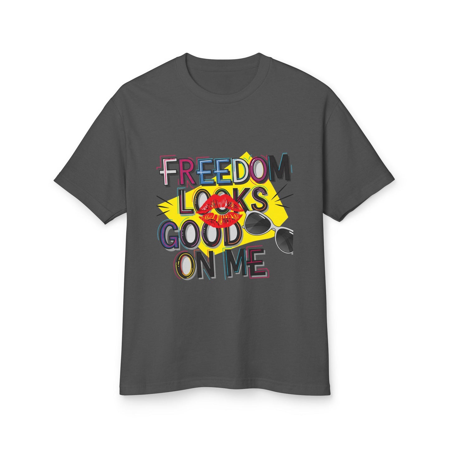 Freedom Looks Good on Me | Unisex Garment-Dyed Heavyweight Tee