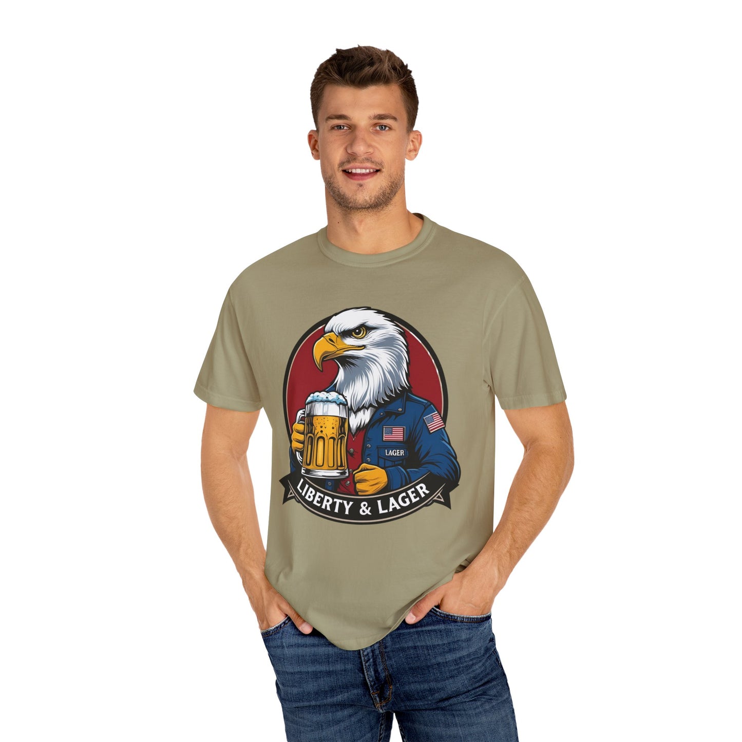 Unisex Eagle Graphic Tee - Liberty & Lager