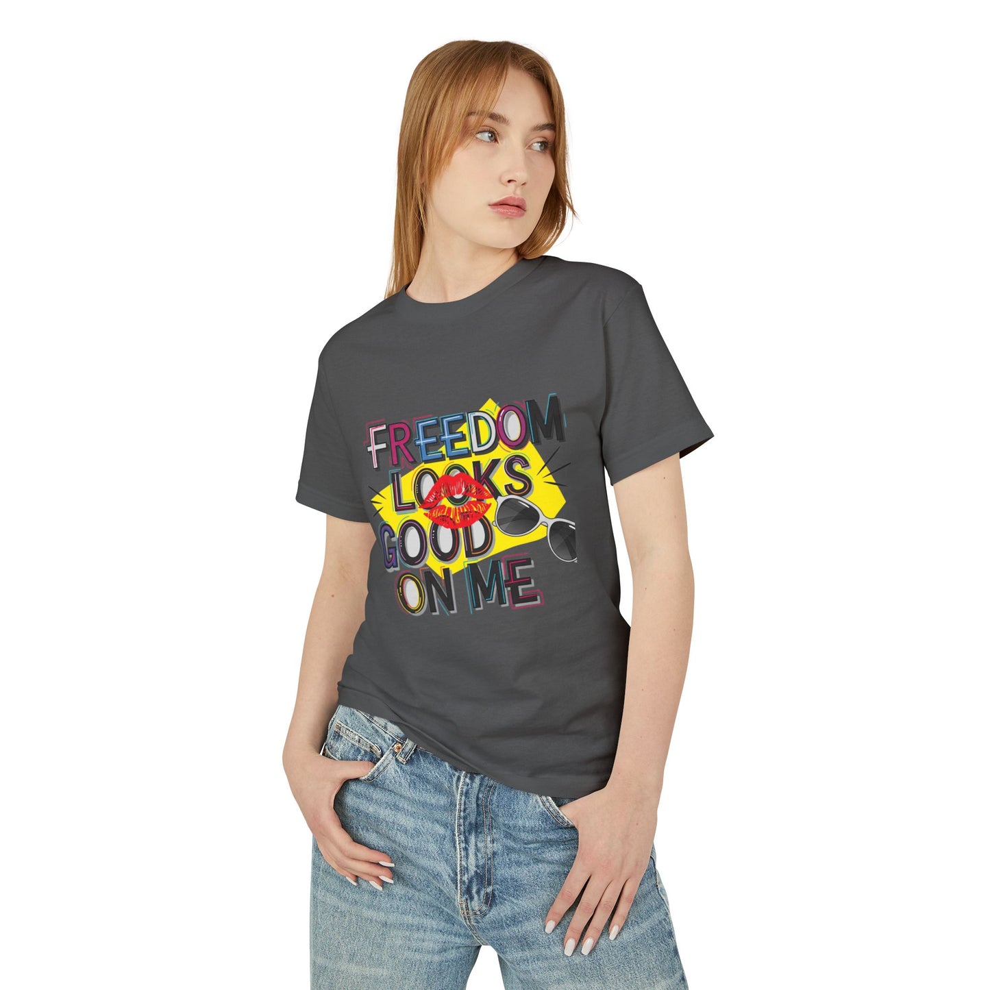 Freedom Looks Good on Me | Unisex Garment-Dyed Heavyweight Tee
