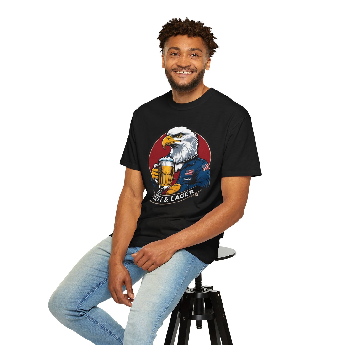 Unisex Eagle Graphic Tee - Liberty & Lager