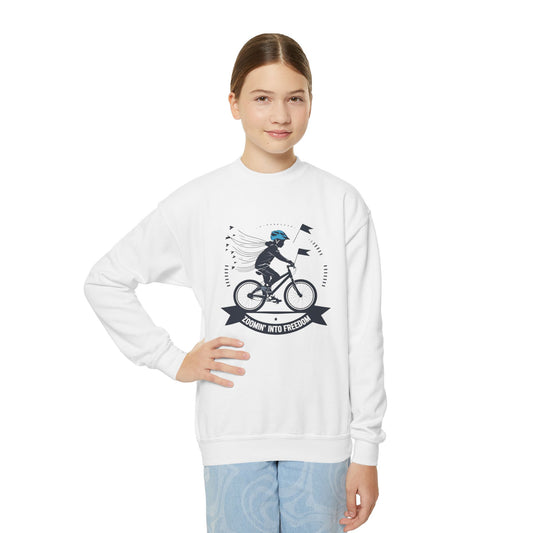 Youth Bicycle Adventure Crewneck Sweatshirt