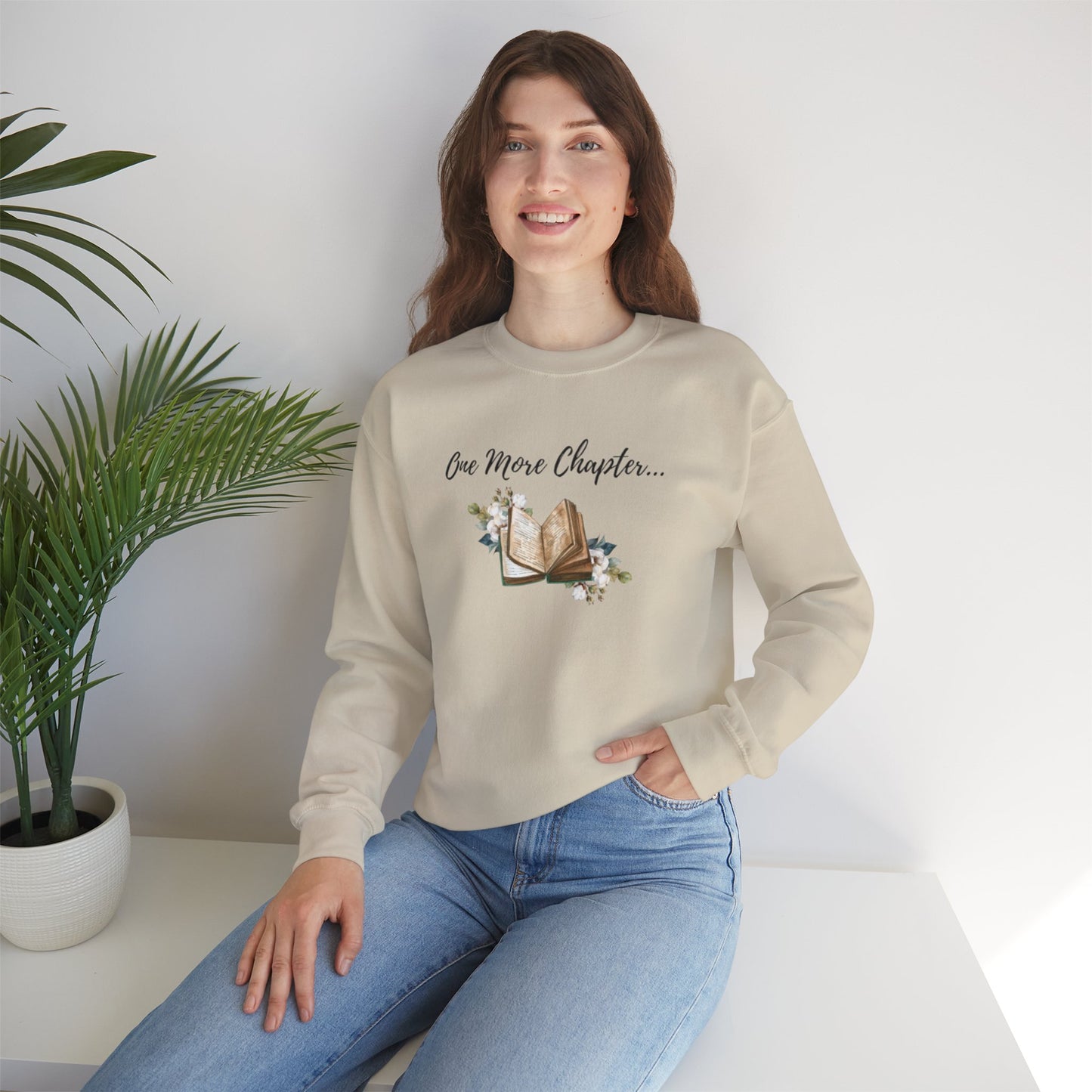 Book Lovers' Unisex Crewneck Sweatshirt - Cozy Literary Gift for Book Lovers