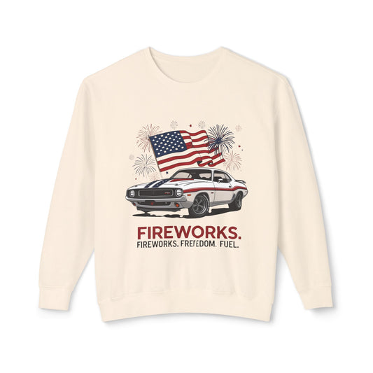 Patriotic Car Sweatshirt | Freedom Apparel