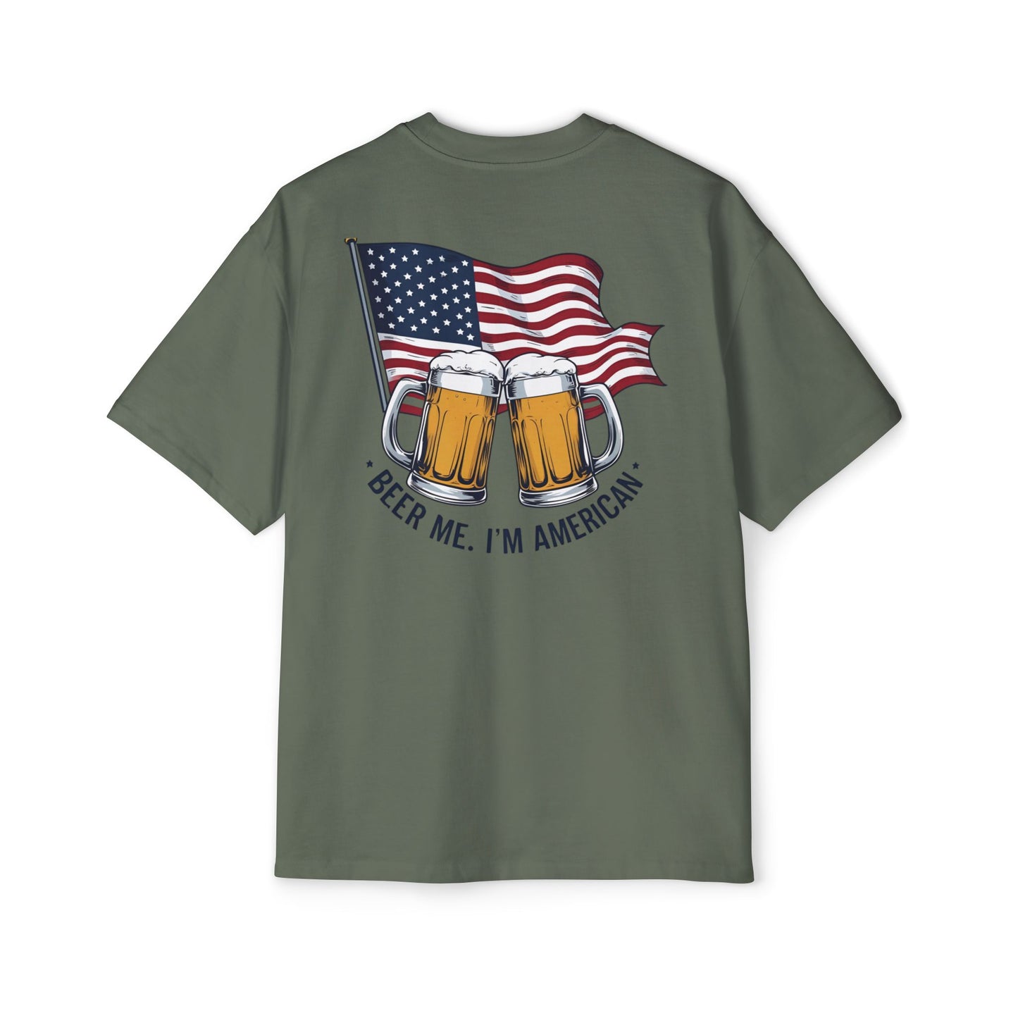 American Beer Lover's Tee | Men's Oversized Shirt