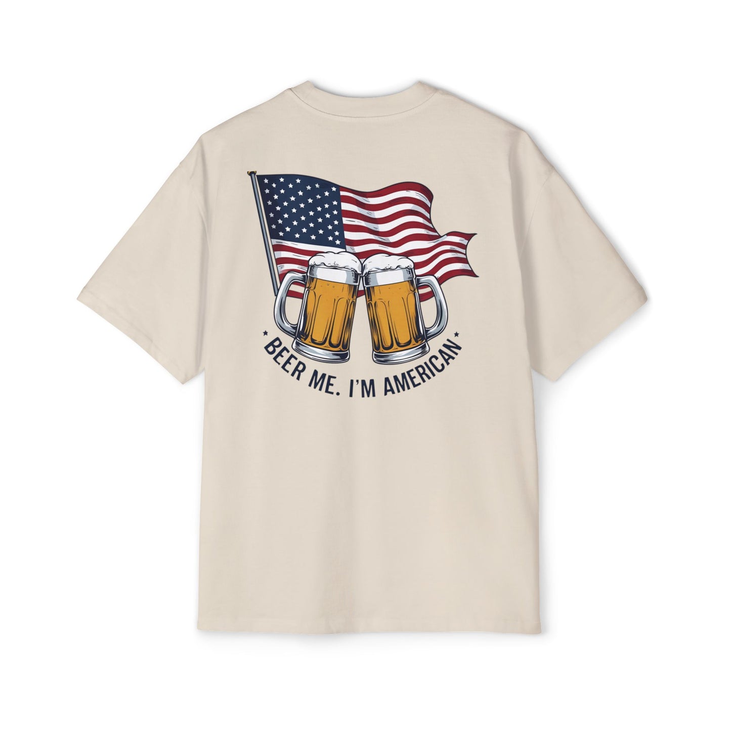 American Beer Lover's Tee | Men's Oversized Shirt