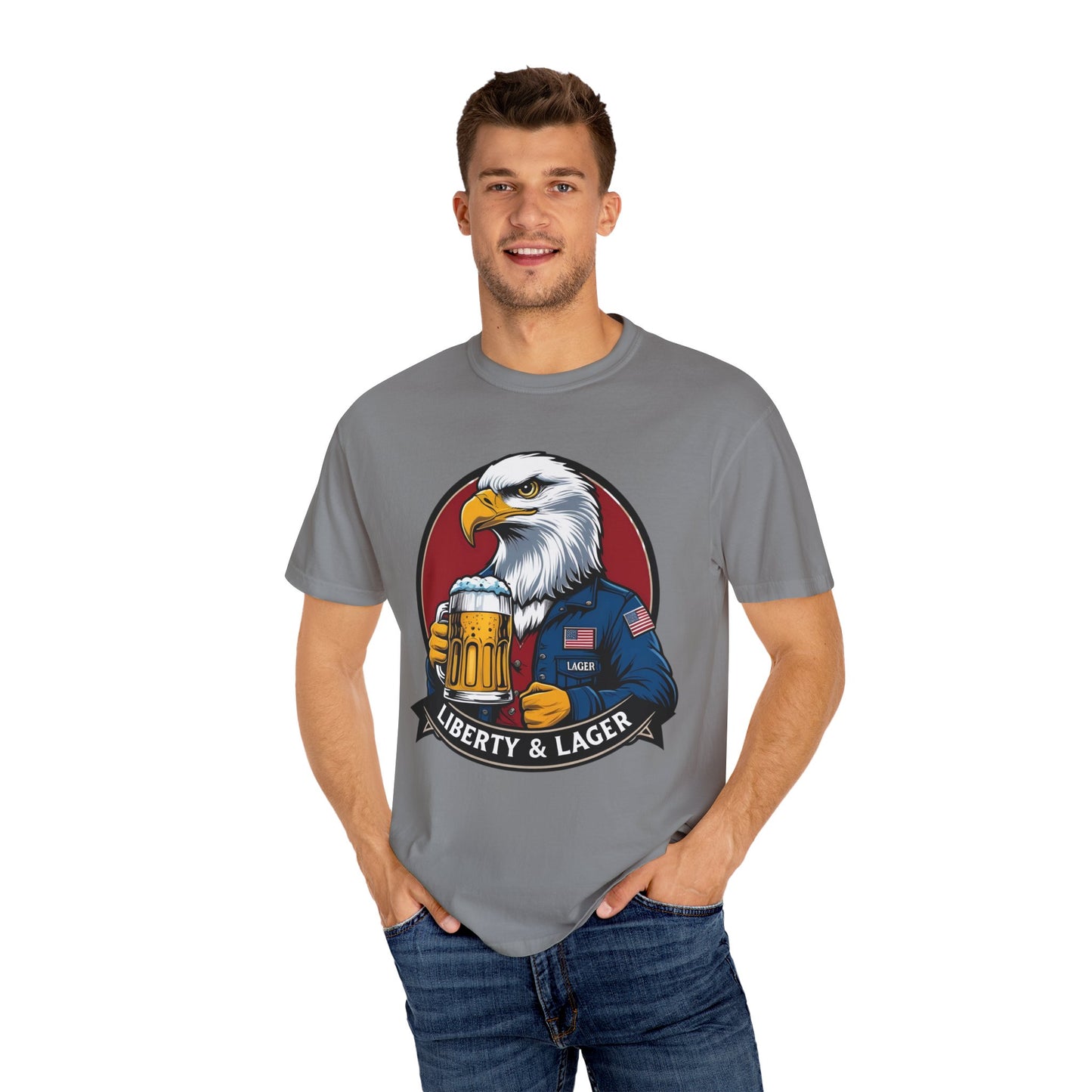 Unisex Eagle Graphic Tee - Liberty & Lager