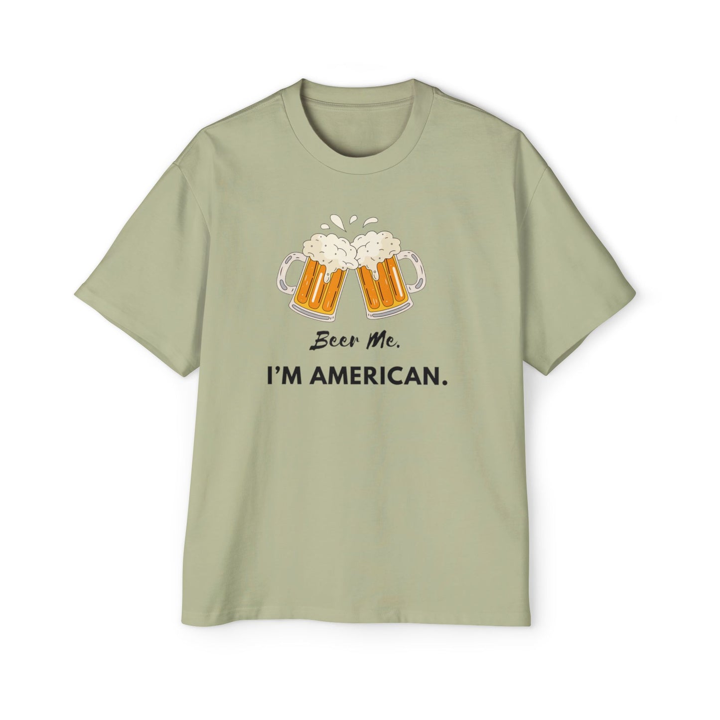 American Beer Lover's Tee | Men's Oversized Shirt