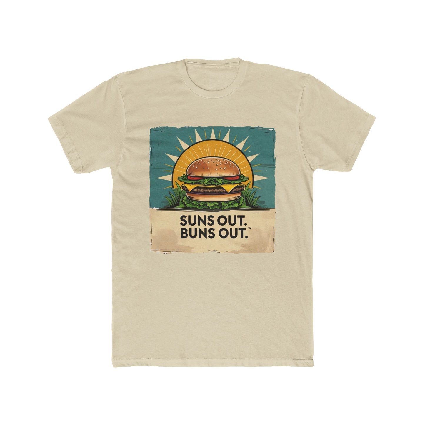 Suns Out Buns Out Round-Neck Tee