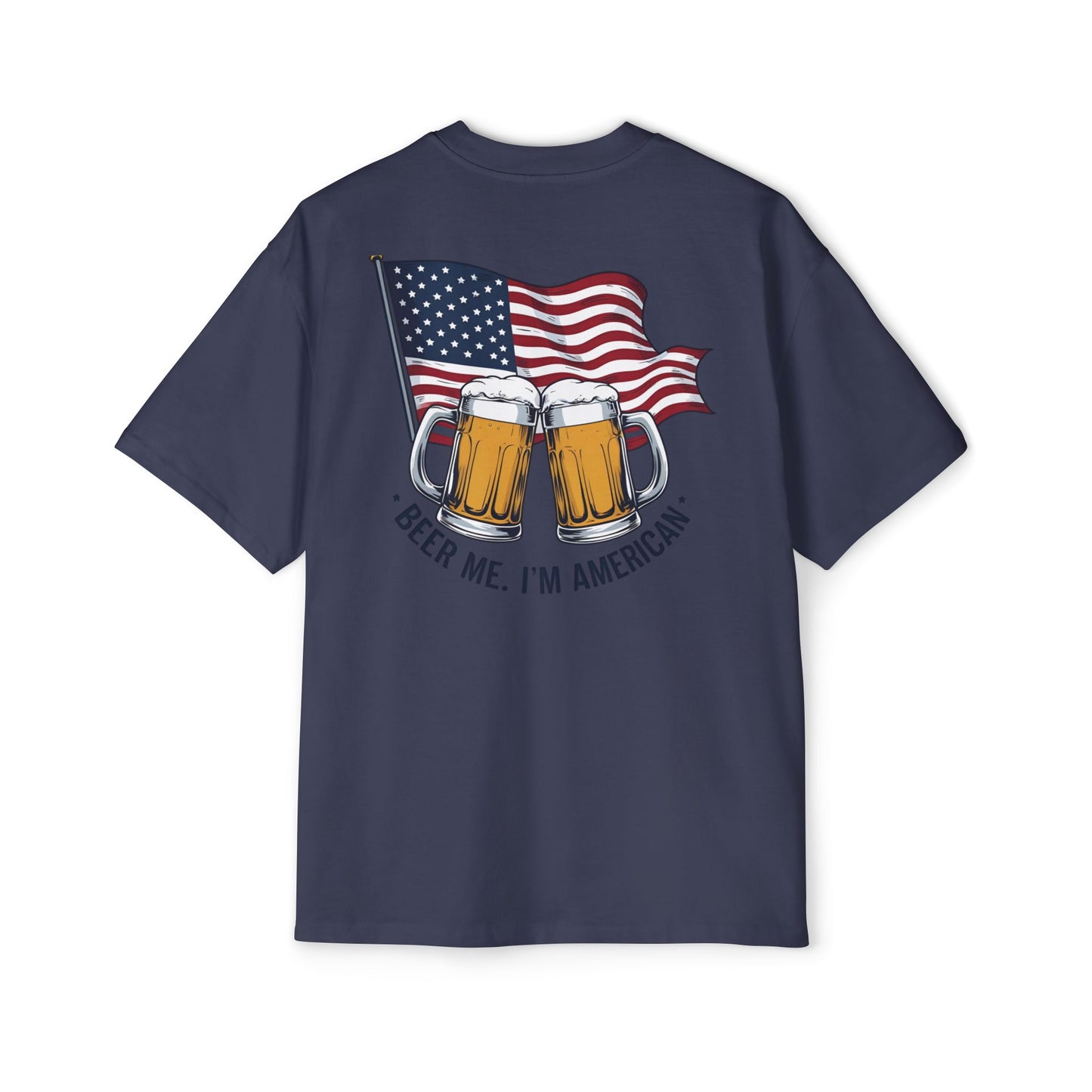 American Beer Lover's Tee | Men's Oversized Shirt
