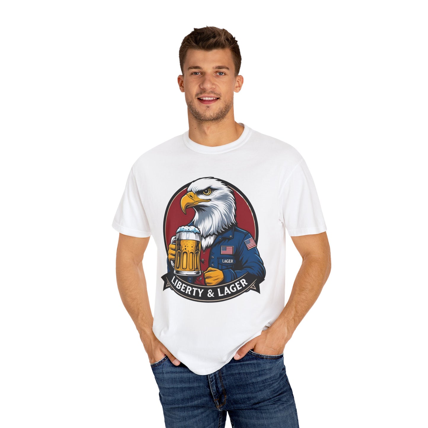 Unisex Eagle Graphic Tee - Liberty & Lager