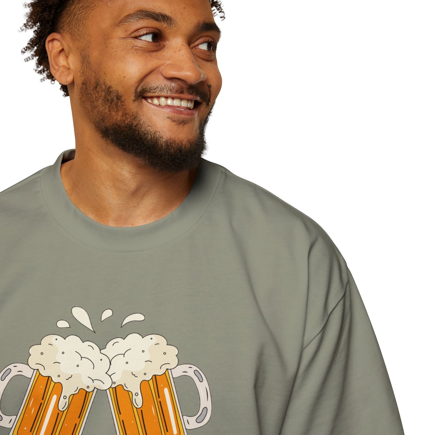 American Beer Lover's Tee | Men's Oversized Shirt