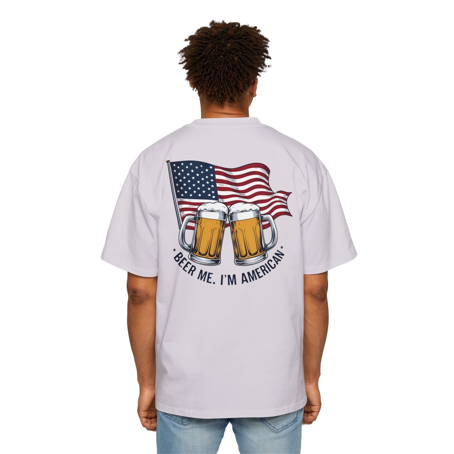 American Beer Lover's Tee | Men's Oversized Shirt