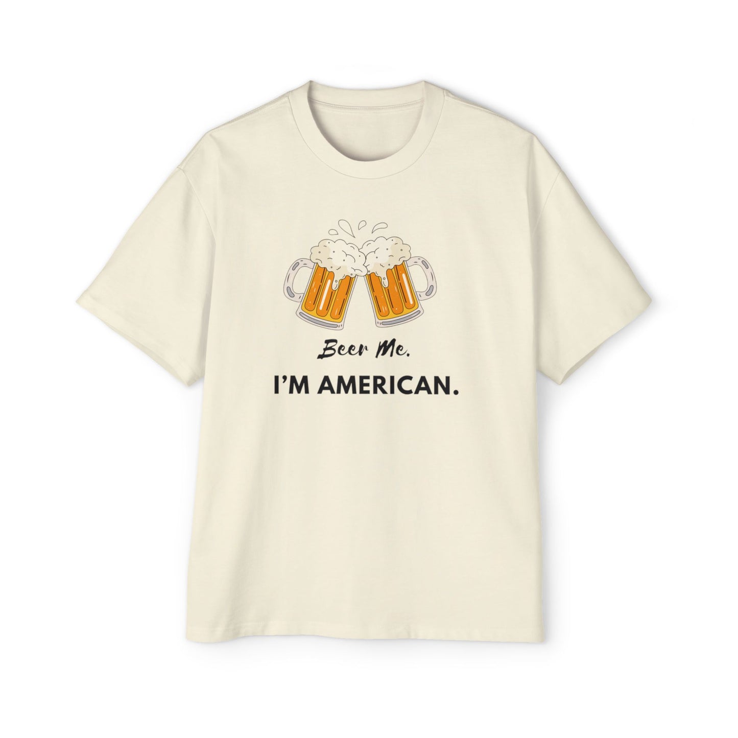American Beer Lover's Tee | Men's Oversized Shirt