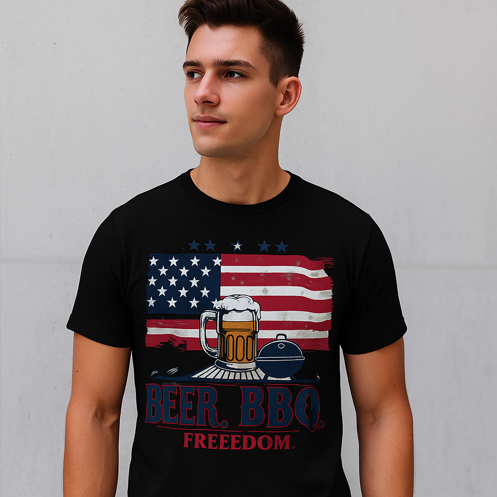 Men's T-Shirt - Round-Neck Beefy-T® Short-Sleeve Tee