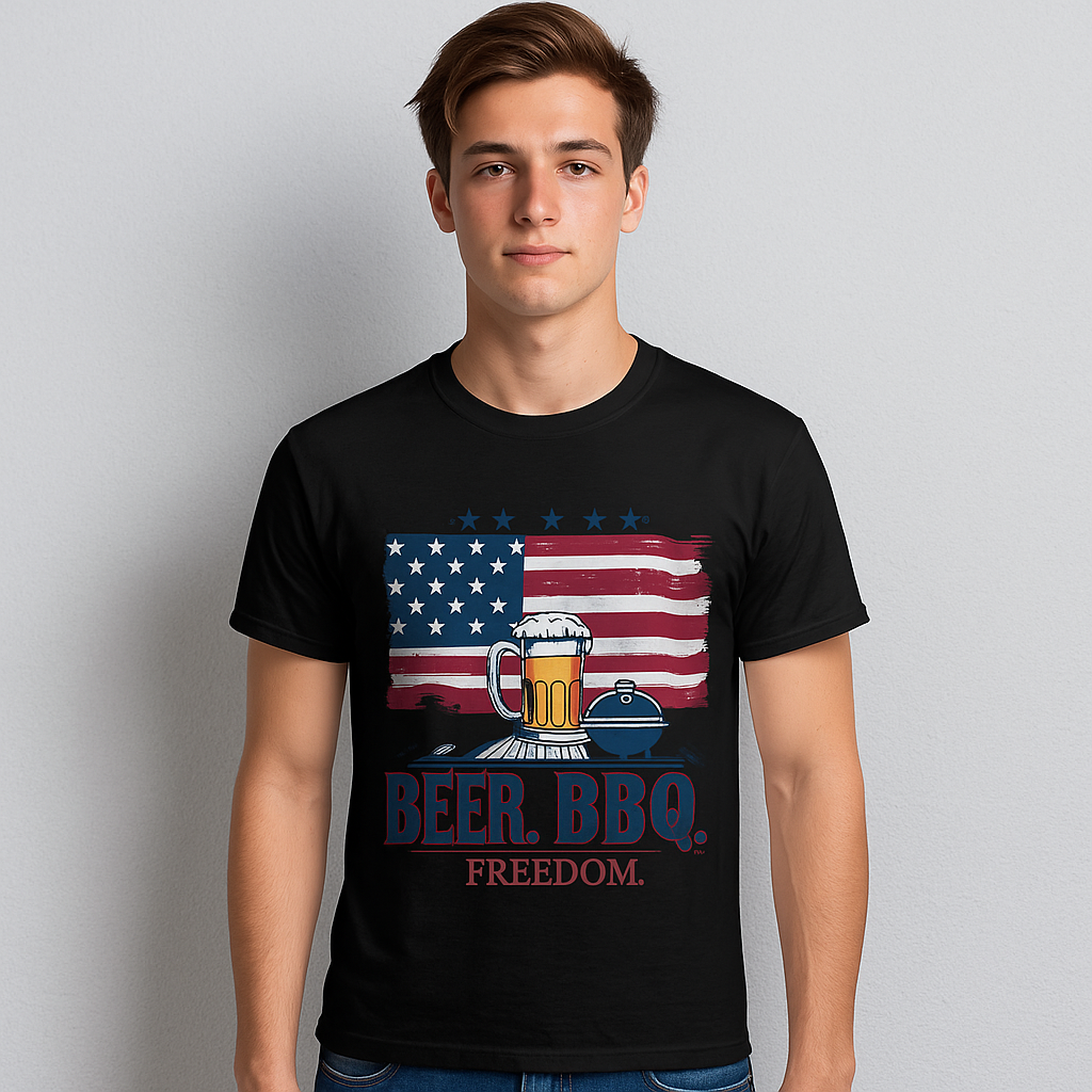 Men's T-Shirt - Round-Neck Beefy-T® Short-Sleeve Tee