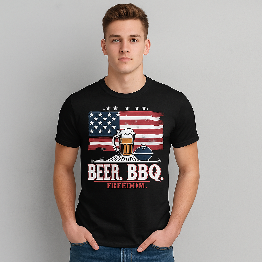 Men's T-Shirt - Round-Neck Beefy-T® Short-Sleeve Tee