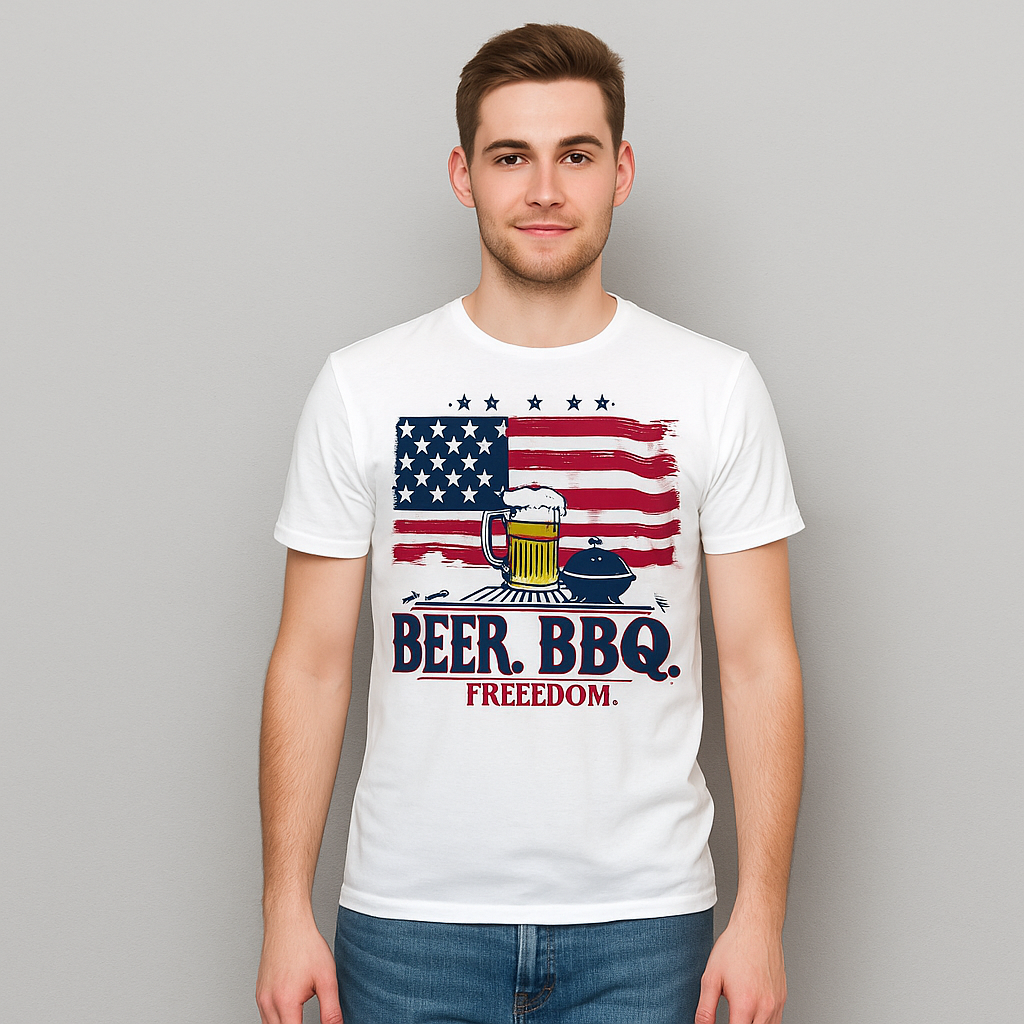Men's T-Shirt - Round-Neck Beefy-T® Short-Sleeve Tee