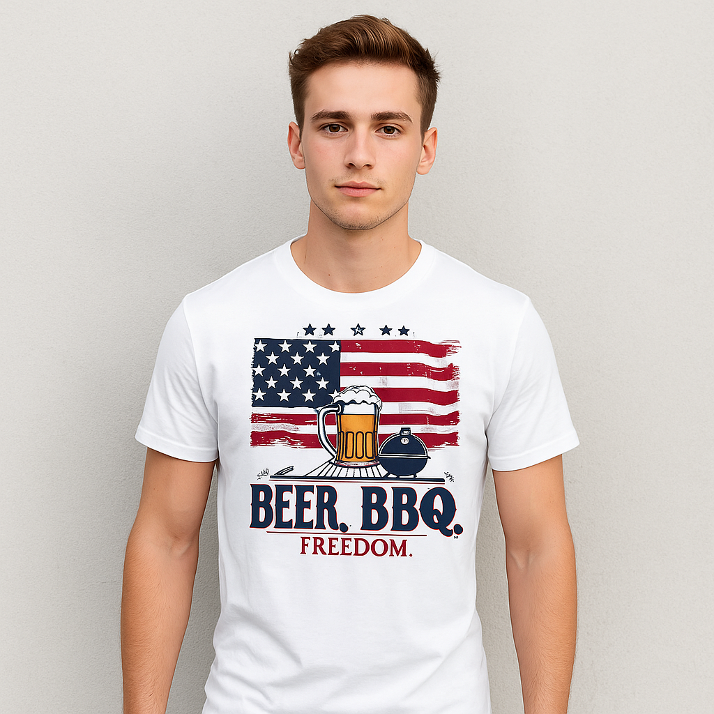 Men's T-Shirt - Round-Neck Beefy-T® Short-Sleeve Tee