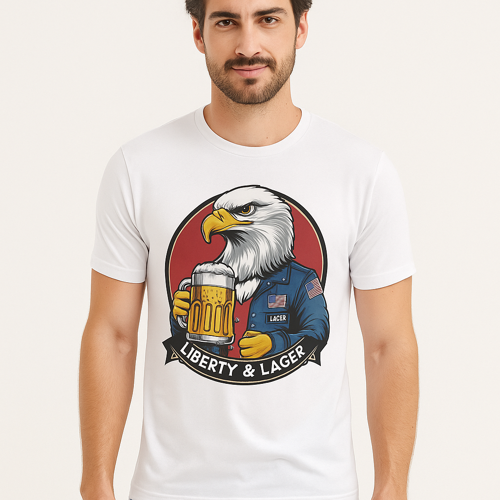Unisex Eagle Graphic Tee - Liberty & Lager