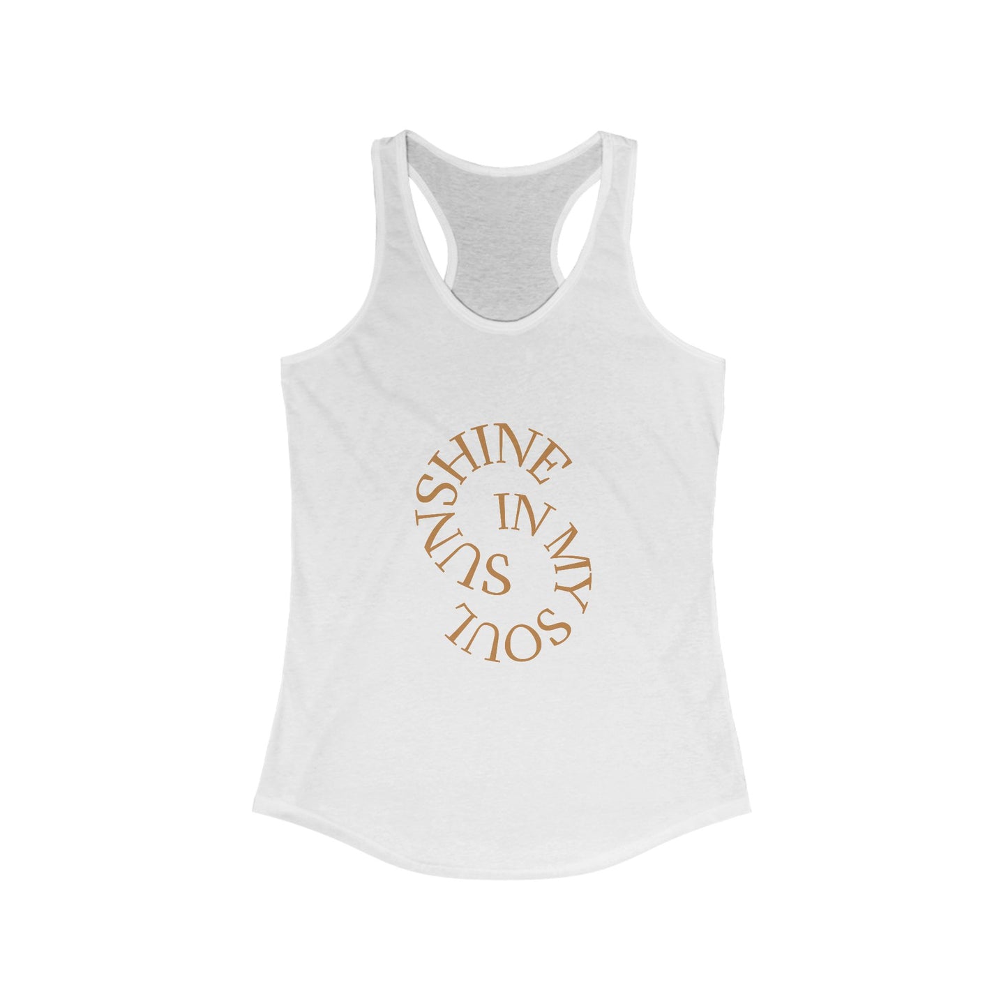 Beach Sunshine Racerback Tank Top for Women