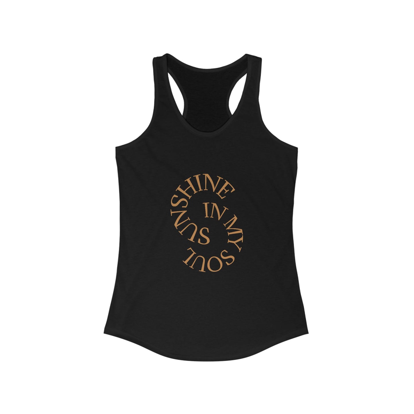 Beach Sunshine Racerback Tank Top for Women