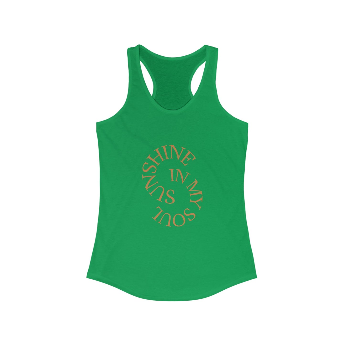 Beach Sunshine Racerback Tank Top for Women