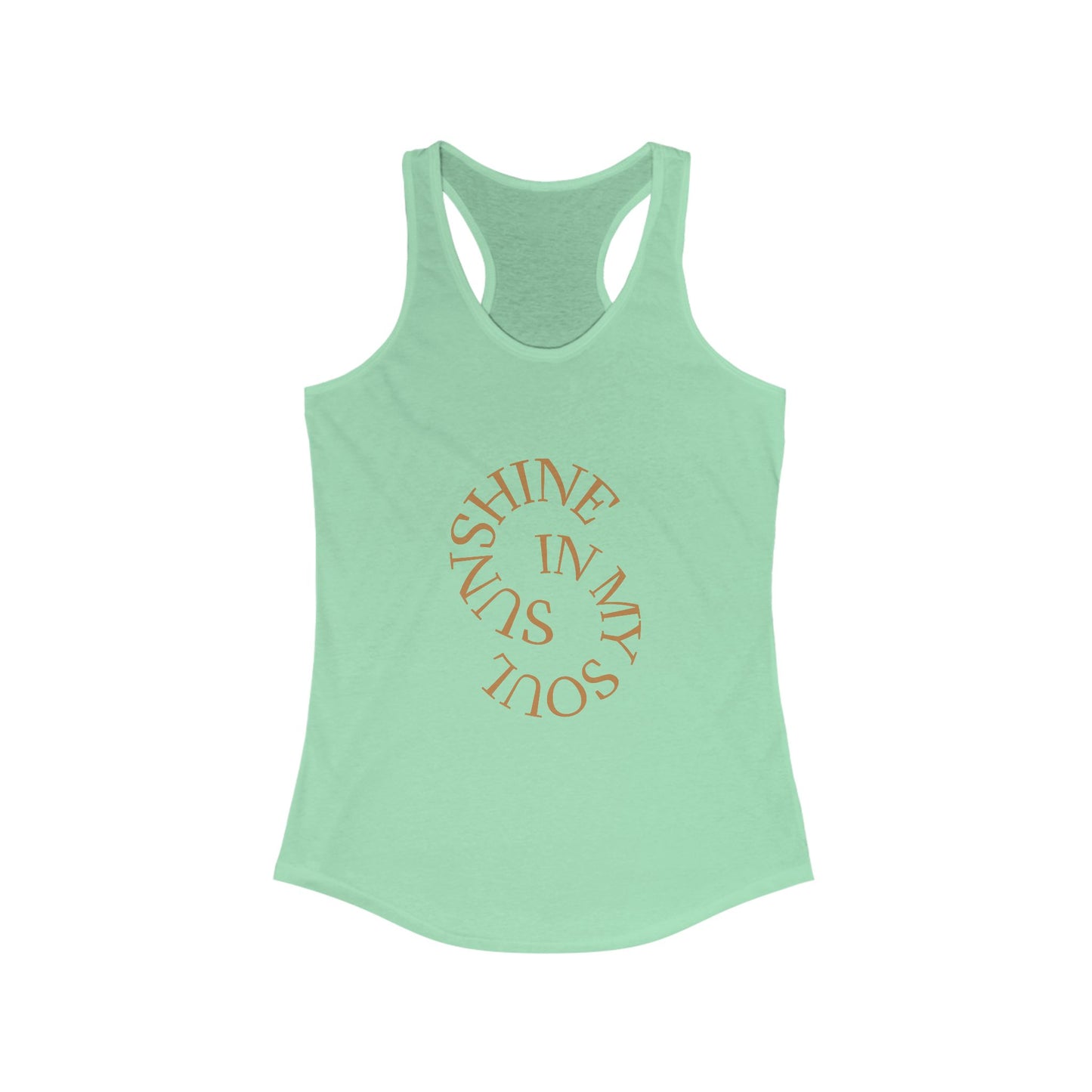 Beach Sunshine Racerback Tank Top for Women