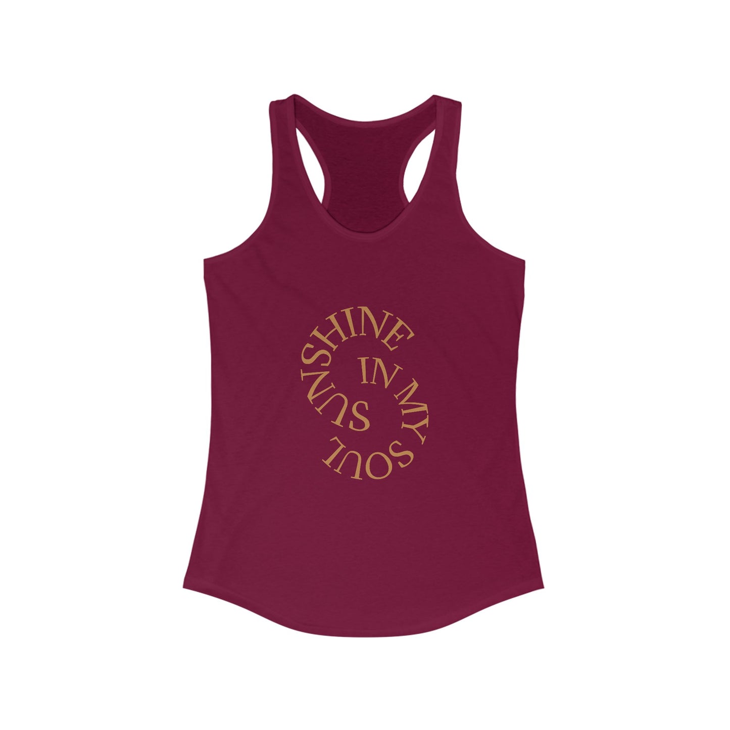 Beach Sunshine Racerback Tank Top for Women