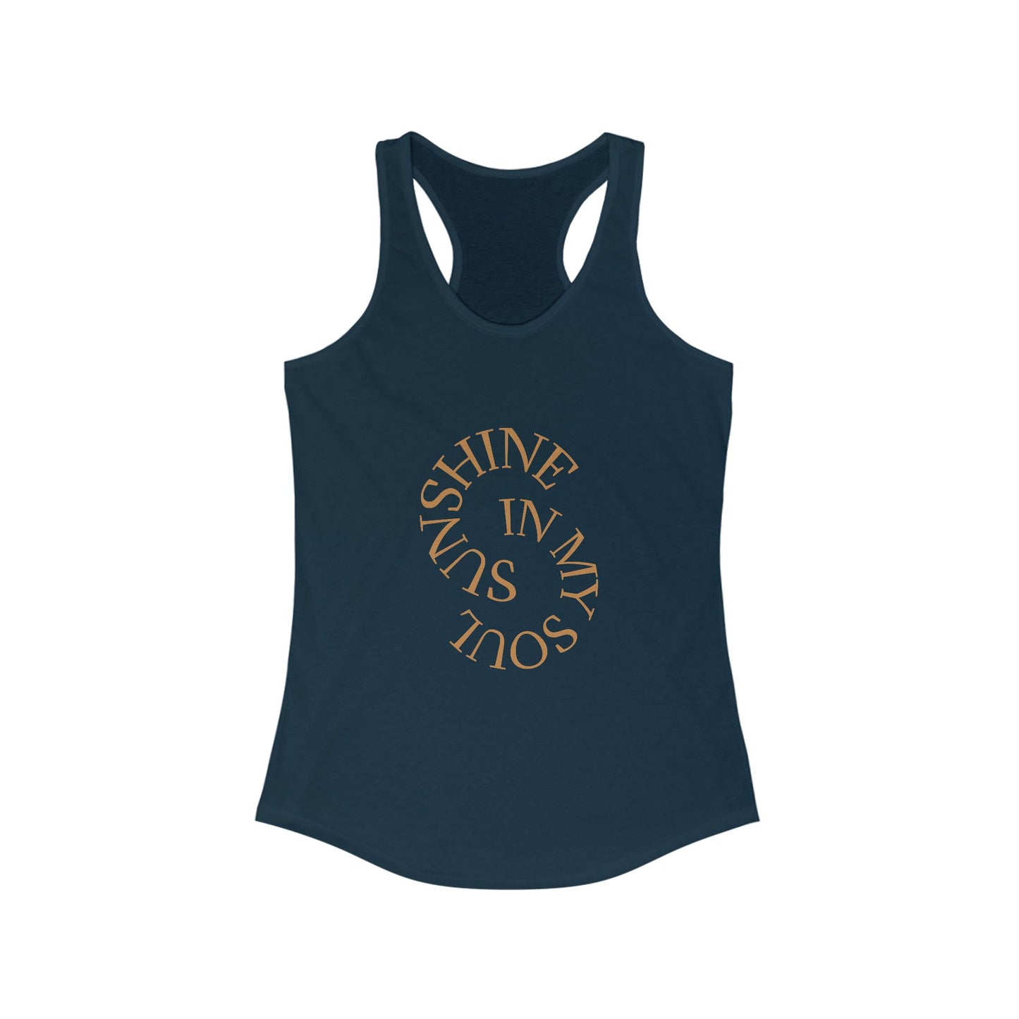 Beach Sunshine Racerback Tank Top for Women