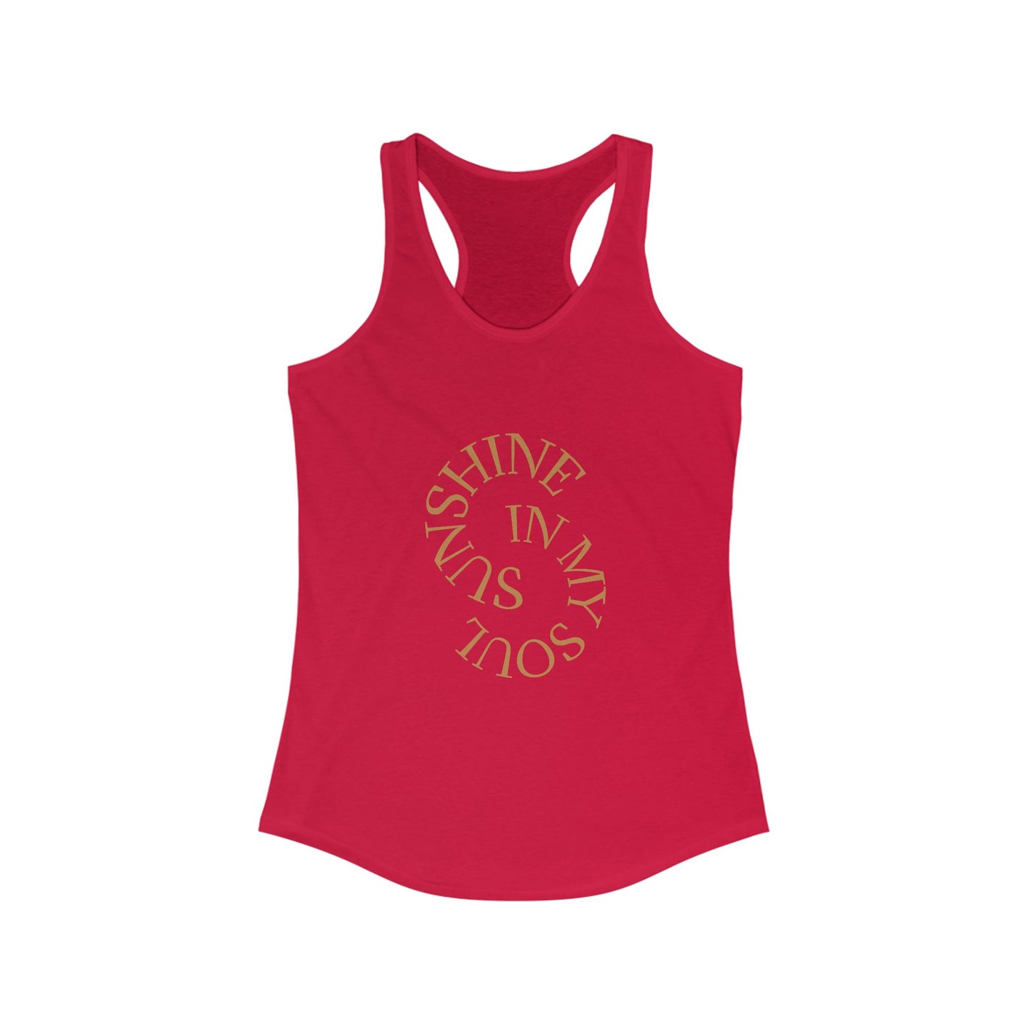 Beach Sunshine Racerback Tank Top for Women