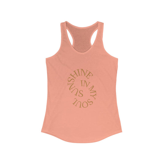 Beach Sunshine Racerback Tank Top for Women