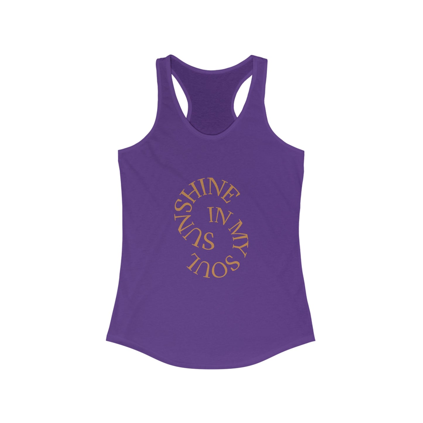 Beach Sunshine Racerback Tank Top for Women