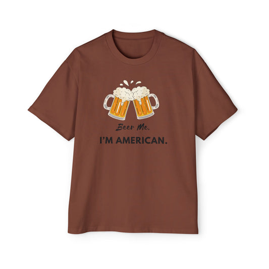 American Beer Lover's Tee | Men's Oversized Shirt