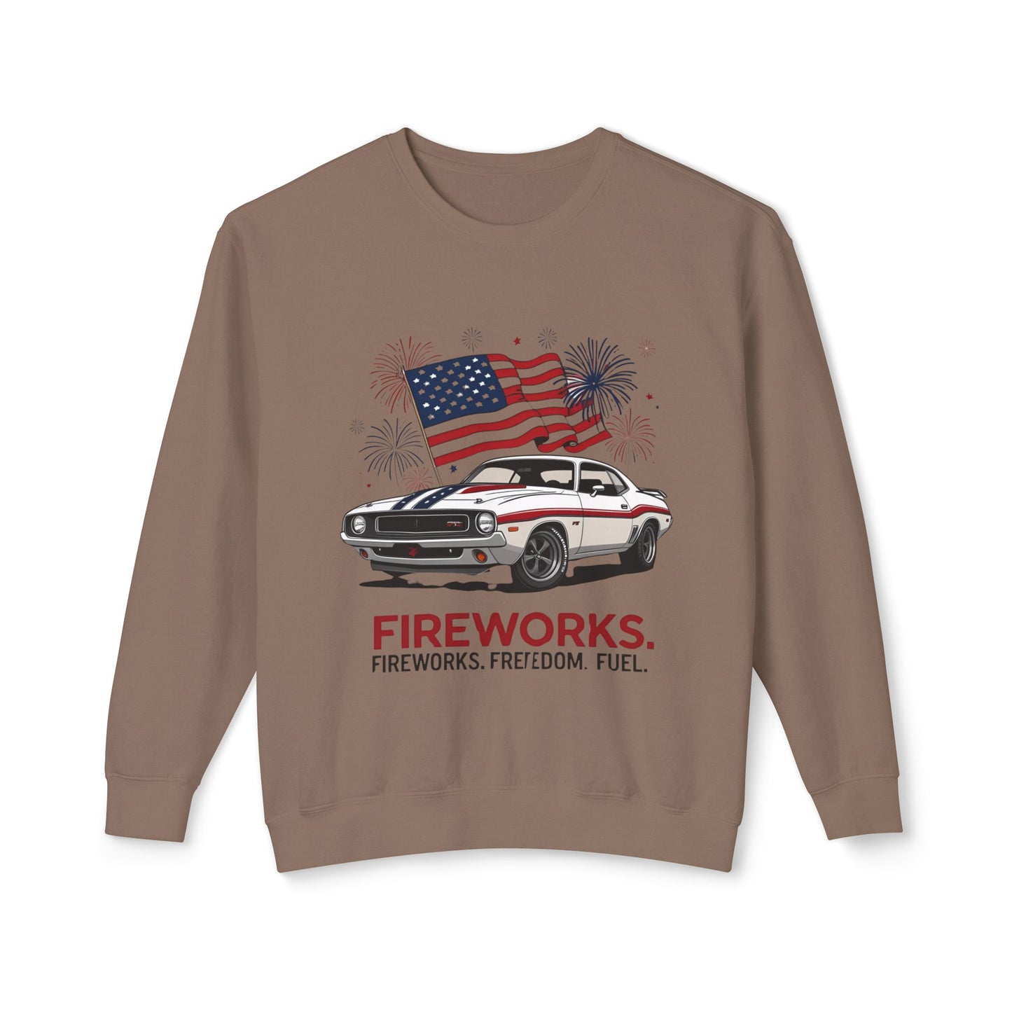 Patriotic Car Sweatshirt | Freedom Apparel