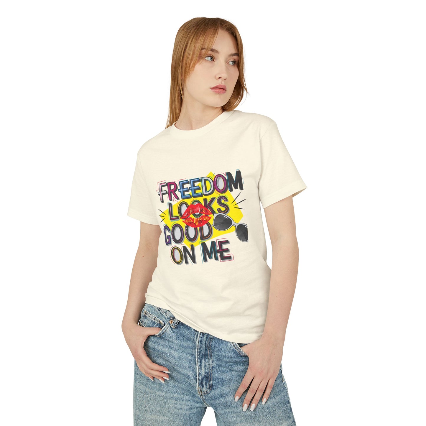 Freedom Looks Good on Me | Unisex Garment-Dyed Heavyweight Tee