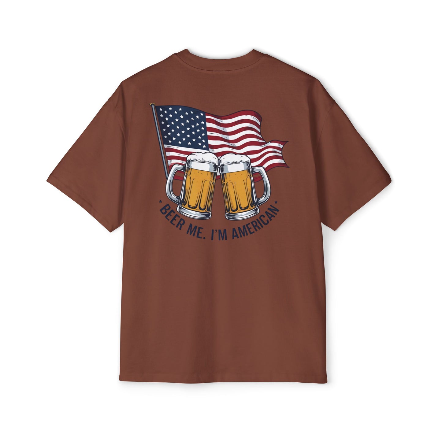 American Beer Lover's Tee | Men's Oversized Shirt