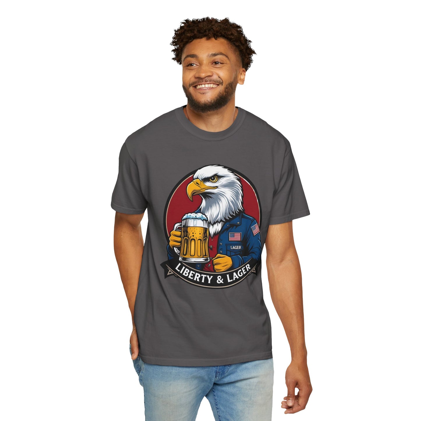 Unisex Eagle Graphic Tee - Liberty & Lager